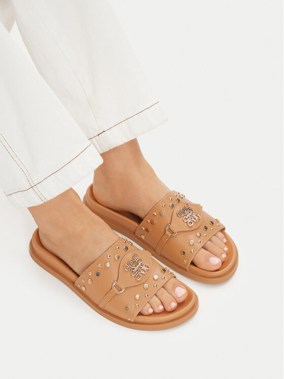 Nine West Şlapi EO-TL758-1 Maro deschis