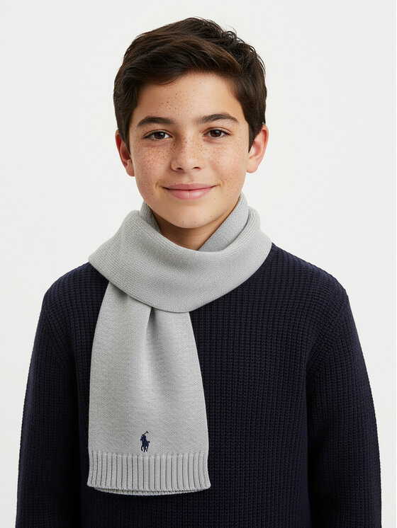 Polo Ralph Lauren Polo Ralph Lauren Szalik 323953205002 Szary