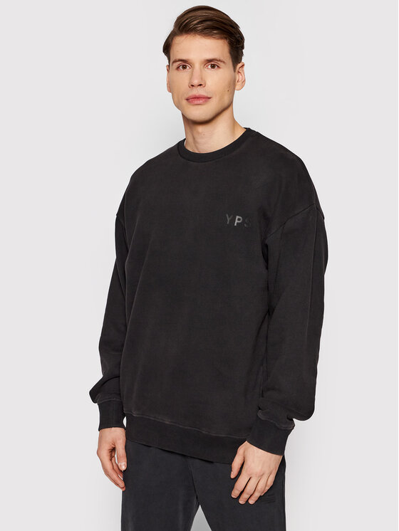 Young Poets Society Young Poets Society Bluză Ciel Logo 106617 Negru Regular Fit