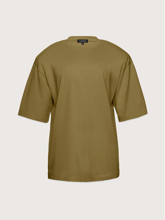 La Mania La Mania T-Shirt DRIFT Zielony Basic Fit