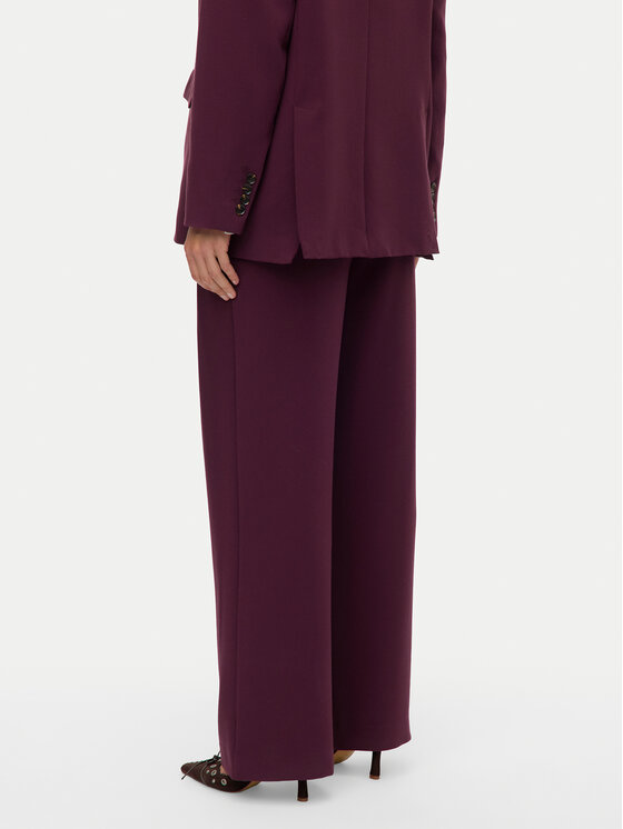 Vero Moda Vero Moda Текстилни панталони Michell 10336373 Виолетов Wide Leg