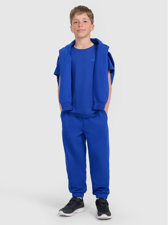 4F 4F T-shirt BASIC+ Blu Regular Fit