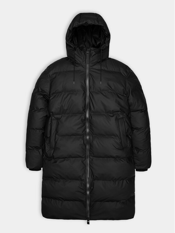 Rains Rains Зимно яке 15130 Черен Regular Fit