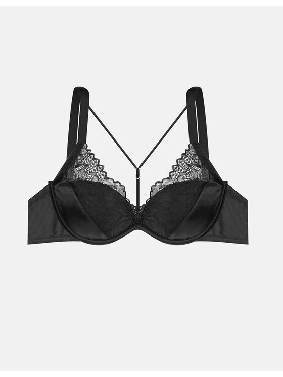 Esotiq Esotiq Biustonosz push-up 41384-99X Czarny