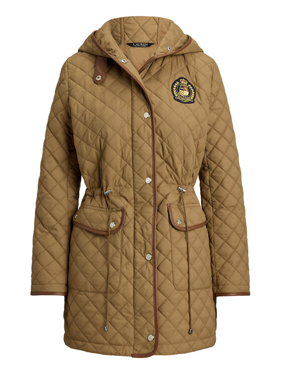 LAUREN RALPH LAUREN LAUREN RALPH LAUREN Prehodna jakna 297979534002 Rjava Straight Fit