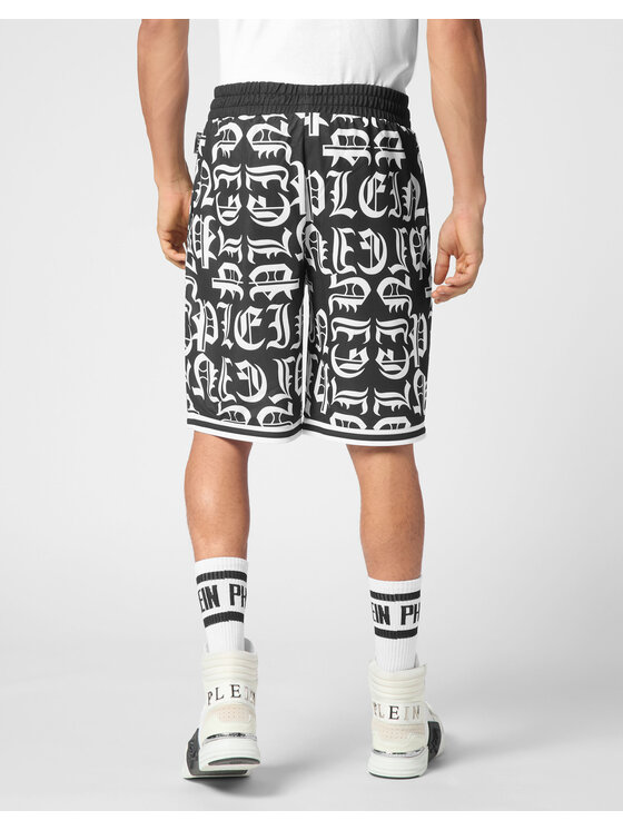 PHILIPP PLEIN PHILIPP PLEIN Jogger nohavice 9457 Čierna Jogger Fit