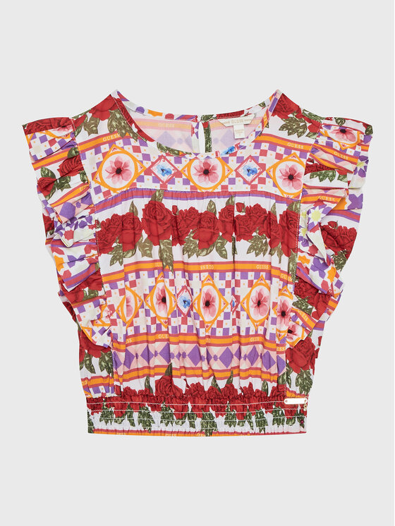 Guess Bluză J3GH03 WFBN0 Colorat Regular Fit