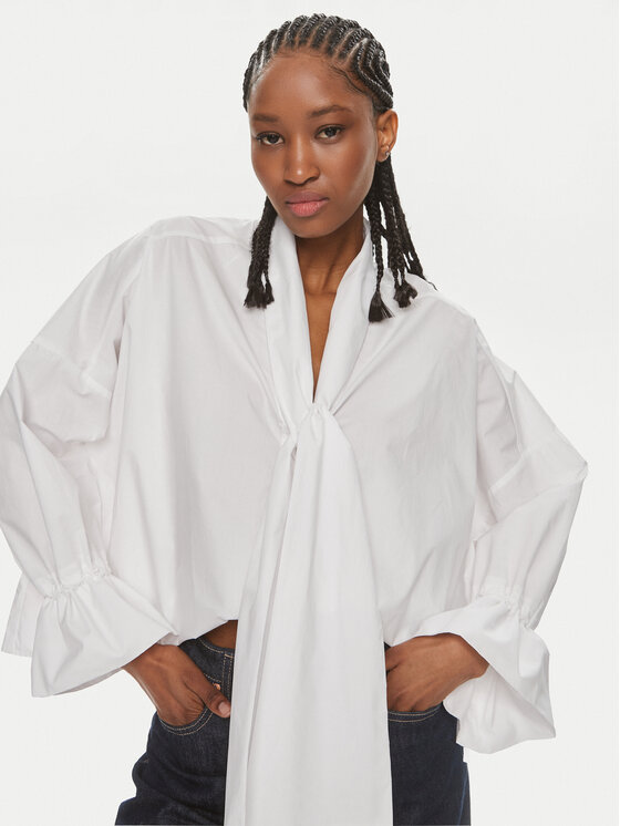 PINKO Pinko Halenka Dedita Camicia . 103460 A19U Bílá Oversize
