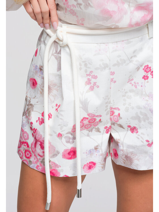 Ombre Ombre Szorty materiałowe OW-ST-E0026 Różowy Relaxed Fit