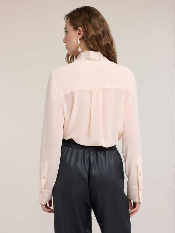Motivi Motivi Camicia 5090Q001014N006 Rosa Regular Fit
