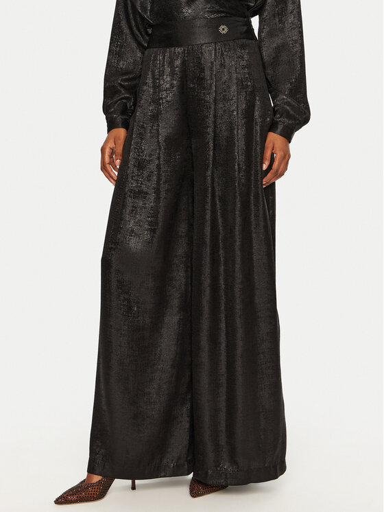 Rinascimento Pantaloni di tessuto CFC0121737003 Nero Regular Fit, taglia : S