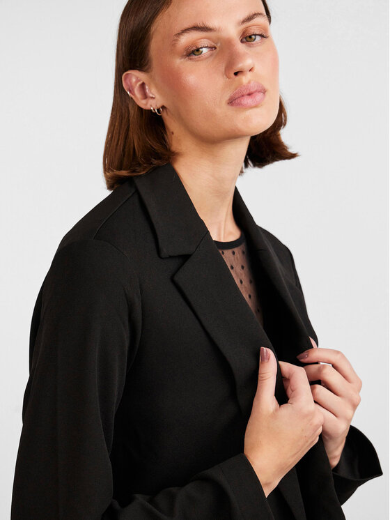 Pieces Pieces Kardigan 17140860 Czarny Regular Fit
