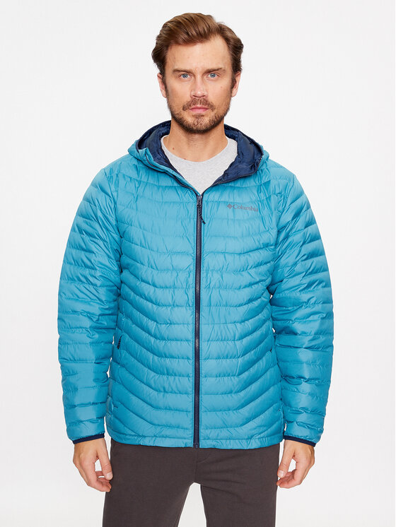 Columbia Columbia Átmeneti kabát Westridge™ Down Hooded Jacket Kék Regular Fit