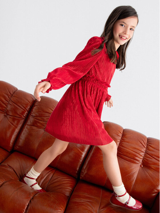 Abel & Lula Abel & Lula Elegantna haljina 5530 Crvena Regular Fit