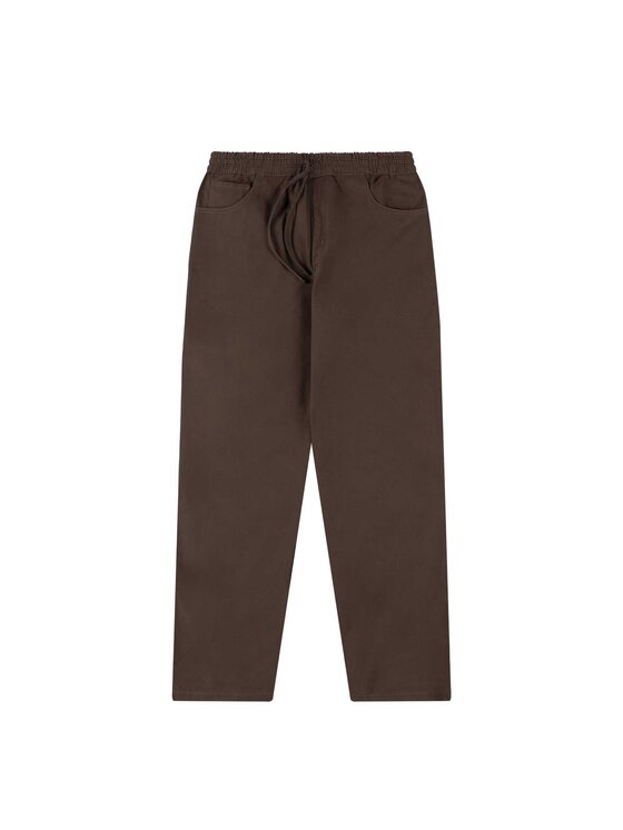 PROSTO. PROSTO. Spodnie materiałowe Reverse Brązowy Baggy Fit
