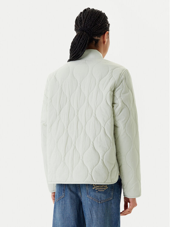Tommy Jeans Tommy Jeans Bunda pro přechodné období DW0DW20962 Zelená Regular Fit