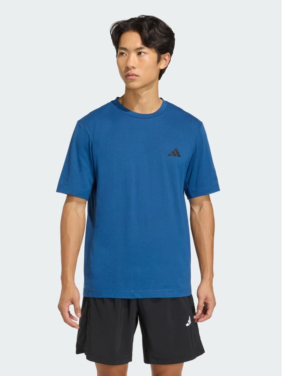 adidas adidas Koszulka techniczna 158826 Niebieski jasny Regular Fit