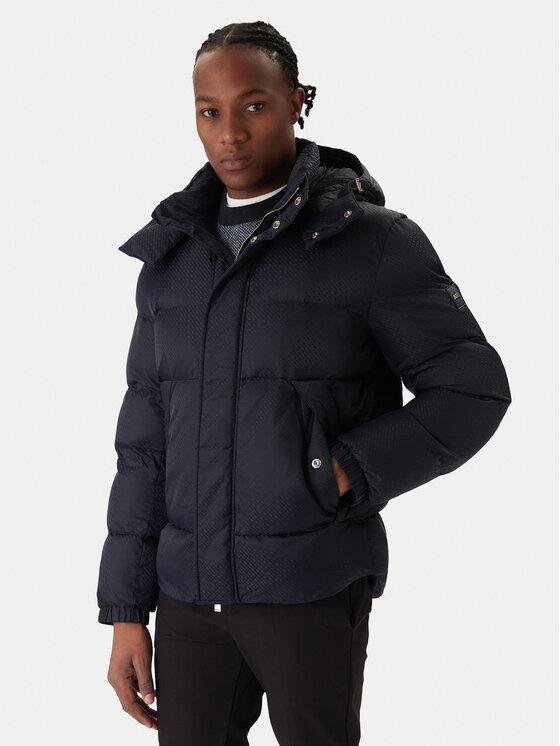 BOSS BOSS Zimní bunda H-Corbinian5 50548727 Tmavomodrá Regular Fit