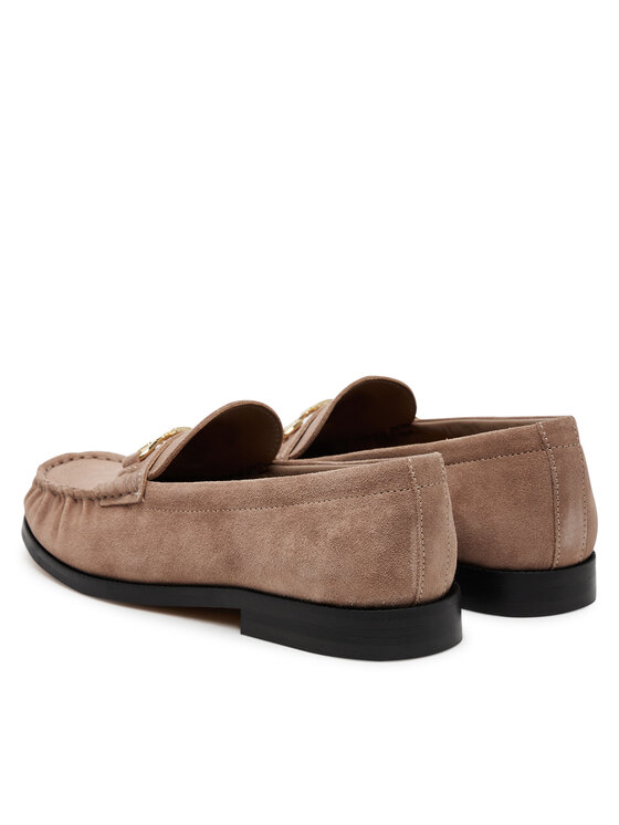 Tommy Hilfiger Tommy Hilfiger Poolsaapad Soft Suede Horsebit Loafer FW0FW08649 Beež