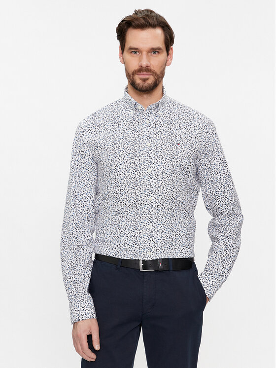 Tommy Hilfiger Tommy Hilfiger Cămașă MW0MW33827 Albastru Regular Fit