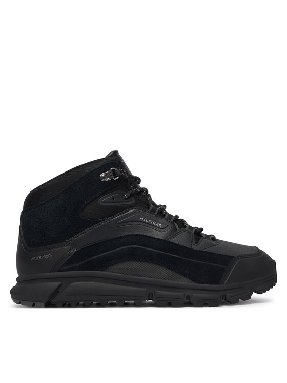 Tommy Hilfiger Tommy Hilfiger Scarponcini Hilfiger Wp Mix Chukka Runner FM0FM06022 Nero