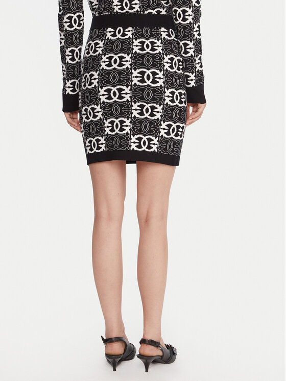 PINKO PINKO Mini sukně Bang Bang 106040 A2YD Černá Slim Fit