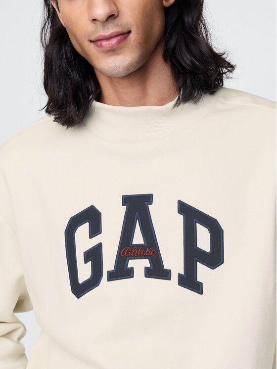 Gap Gap Bluza 586804-01 Beżowy Regular Fit