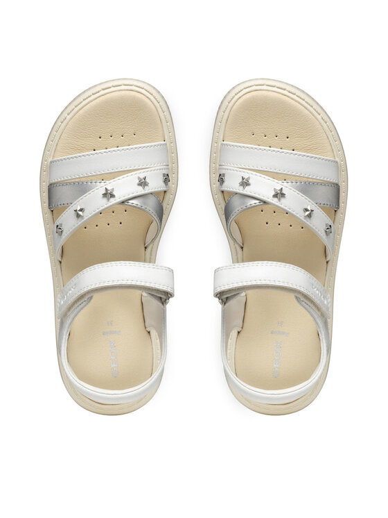 Geox Geox Sandaalid J Kodette Gir J45DBI 000BC C0007 D Valge