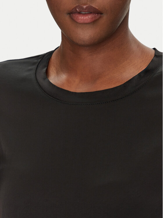 ViCOLO ViCOLO Blúz TD0007 Fekete Relaxed Fit