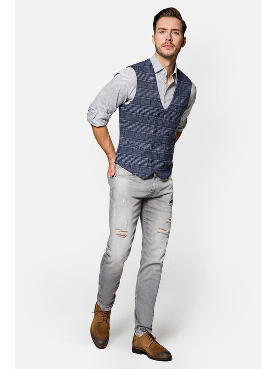 Lancerto Lancerto Kamizelka Santona Kolorowy Slim Fit