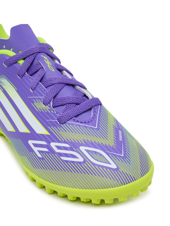 adidas adidas Buty do piłki nożnej F50 Club Turf Boots Kids JI0039 Fioletowy