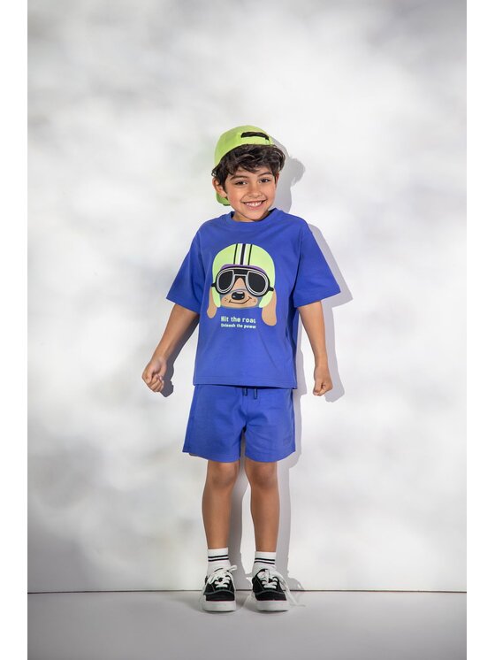 Coccodrillo Coccodrillo T-Shirt WC6143205HBK-014 Niebieski Regular Fit