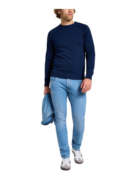 Lee Lee Sweter 112355671 Niebieski Regular Fit