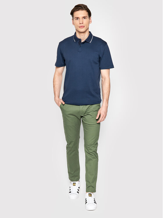 Selected Homme Selected Homme Pólóing Leroy 16082844 Sötétkék Regular Fit