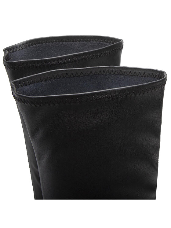 Geox Geox Cizme lungi muschetar D Iridea H D16HRH 0KB43 C9999 Negru
