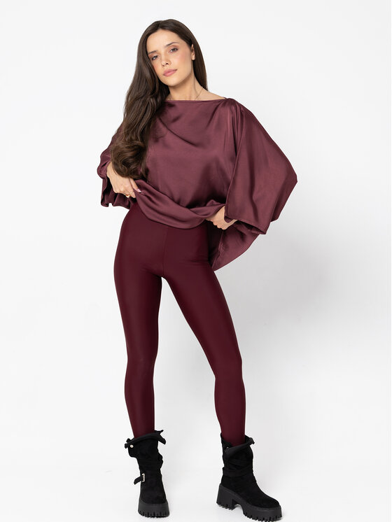 LIDIA KALITA LIDIA KALITA Legginsy MISSLKL Bordowy Slim Fit