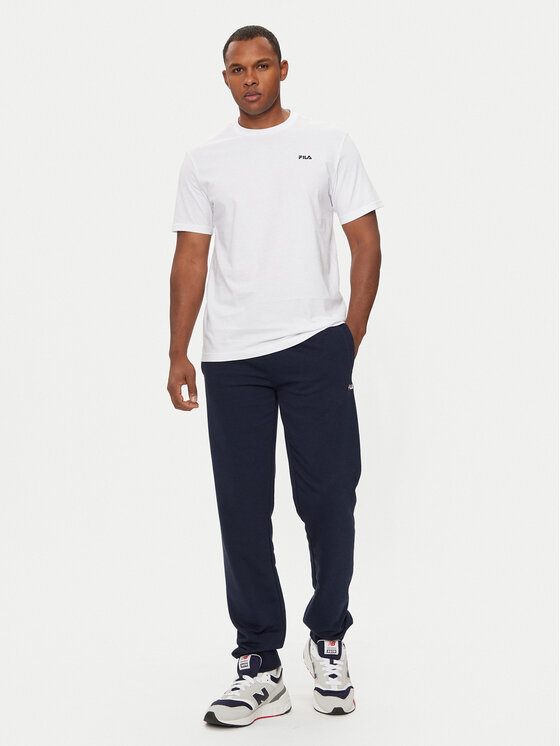 Fila Fila Marškinėliai Berloz FAM0340 Balta Regular Fit