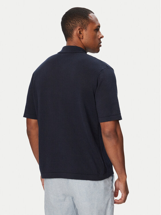 BOSS BOSS Krekls Amicino 50558725 Tumši zils Regular Fit