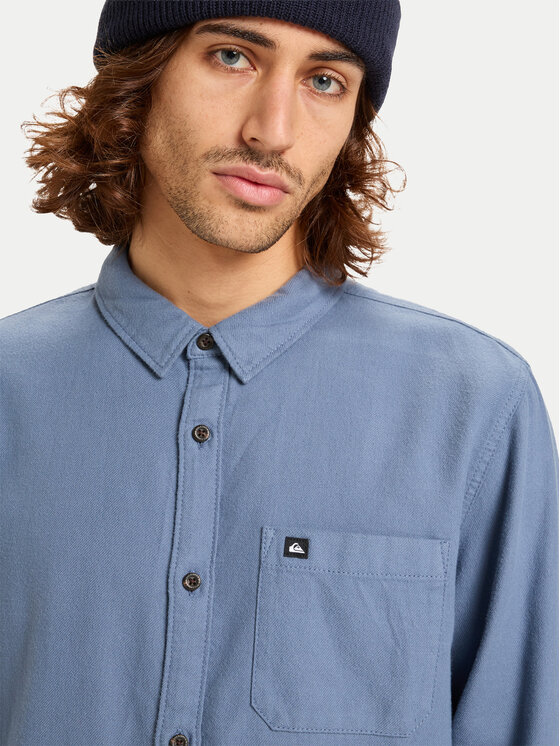 Quiksilver Quiksilver Hemd Motherfly Solid EQYWT04651 Blau Regular Fit