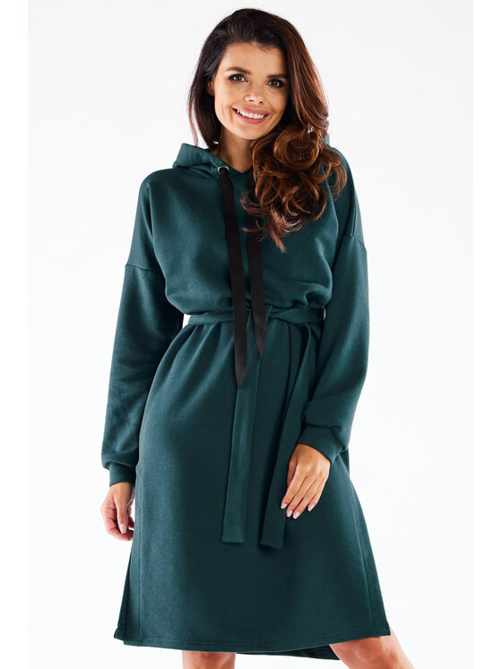 Infinite You Infinite You Vestito di maglia M269 Verde Basic Fit