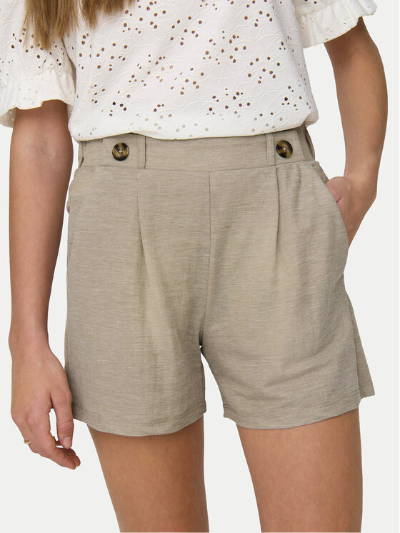 JDY JDY Kratke hlače Birdie Geggo 15320995 Bež Regular Fit