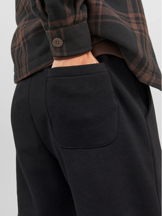 Jack & Jones Jack & Jones Spodnie dresowe Gordon 12249274 Czarny Regular Fit