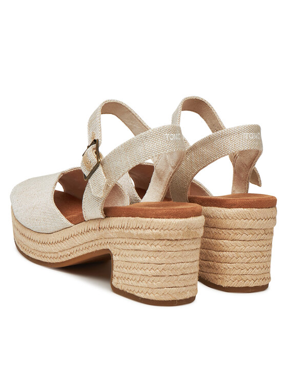 Toms Toms Espadrillid Isla Peep Toe 10021977 Ekrüüvärv
