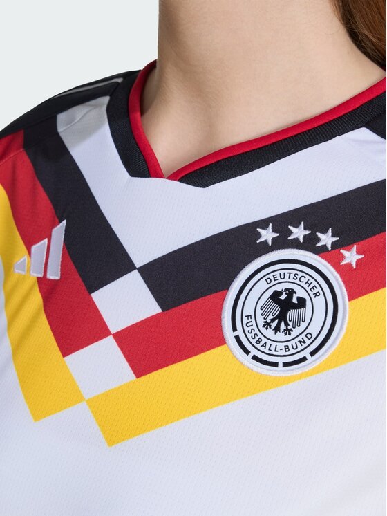 adidas adidas Koszulka techniczna Germany 26 Home Jersey Biały Regular Fit