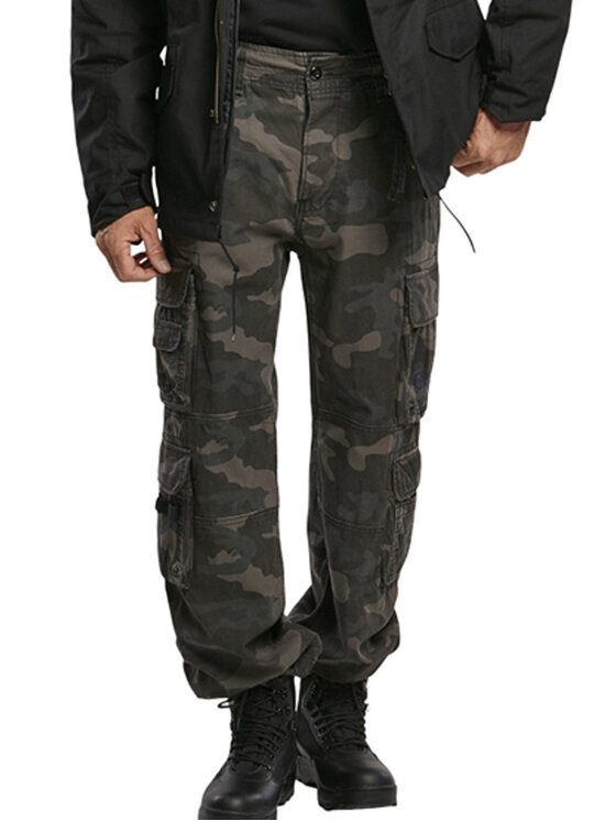 Brandit Brandit Spodnie materiałowe 1003.4.6XL Czarny Cargo Fit