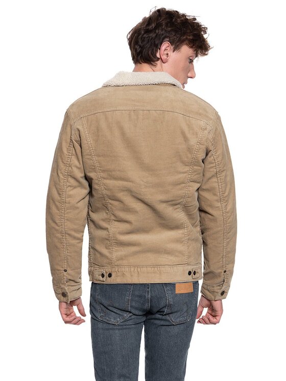 Lee Lee Kurtka zimowa SHERPA RIDER Beżowy Regular Fit