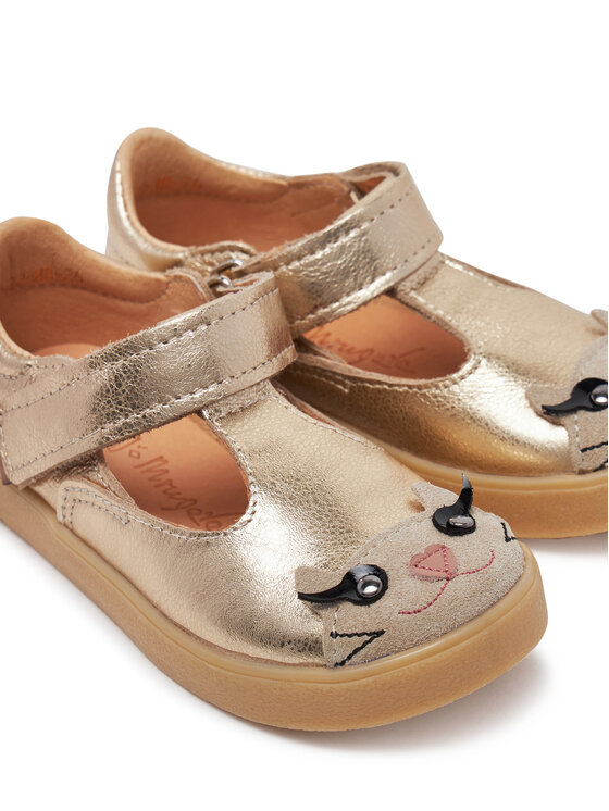 Mrugała Mrugała Halbschuhe Tola 2280/5-22 Goldfarben