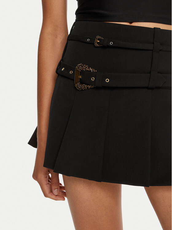 Versace Jeans Couture Versace Jeans Couture Mini sukňa 77HAE814 Čierna Regular Fit