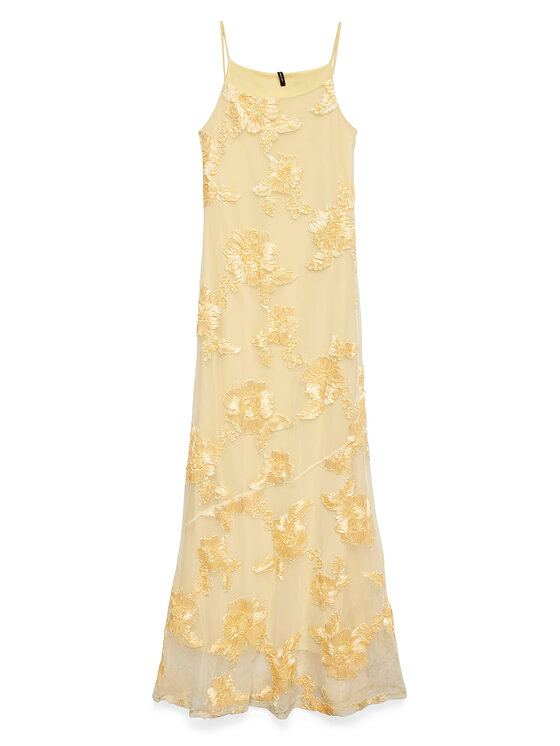 Vero Moda Vero Moda Estélyi ruha Quinn 10348532 Sárga Regular Fit