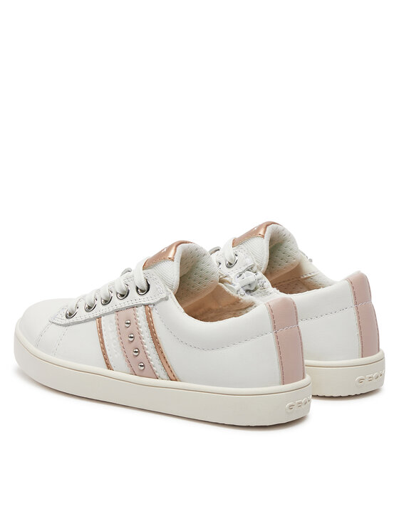 Geox Geox Sneakersy J Kathe G. F J16EUF 00085 C1Z8W M Biały